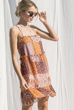 Load image into Gallery viewer, Patchwork Print Dress