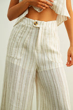 Load image into Gallery viewer, JACQUARD LINEN PANTS