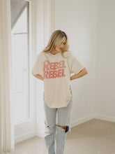 Load image into Gallery viewer, David Bowie Rebel Repeat Thrifted Graphic Tee