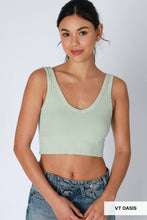 Load image into Gallery viewer, Reversible Herringbone Crop Top