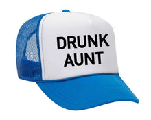 Load image into Gallery viewer, Drunk Aunt Trucker Hat: Jade/White