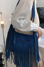 Load image into Gallery viewer, Electric Shock Suede Hobo Bag