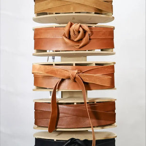 Vintage Charm Belt- Black