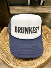 Load image into Gallery viewer, Drunkest: Navy/White