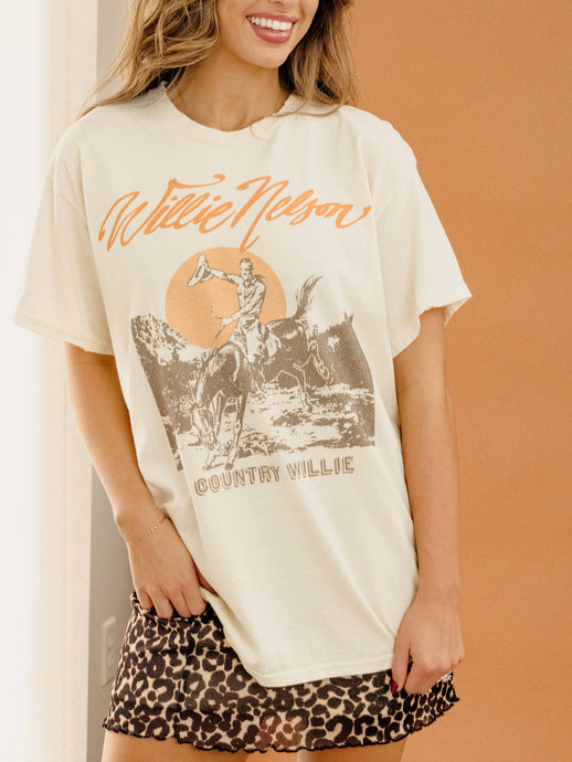 Willie Nelson Thrifted Graphic Tee