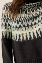 Load image into Gallery viewer, Fair Isle Mock-Neck Sweater