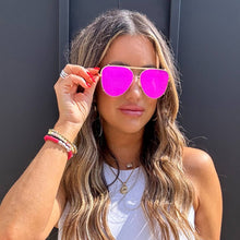 Load image into Gallery viewer, Cristina Tangle Free Mirror Pink Aviator