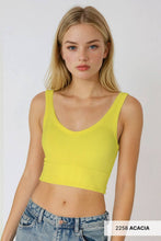 Load image into Gallery viewer, Reversible Herringbone Crop Top