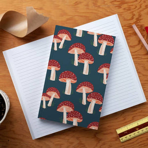 Navy Mushrooms Layflat Journal