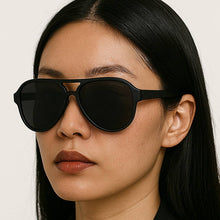 Load image into Gallery viewer, Poseidon Blk Tangle-Free Aviators