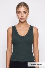 Load image into Gallery viewer, Vintage Reversible Ribbed Tank Top