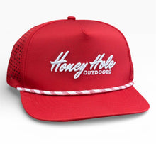 Load image into Gallery viewer, Perf Rope Hat Red
