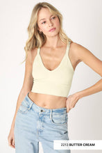 Load image into Gallery viewer, Ribbed V-Neck Bra Top
