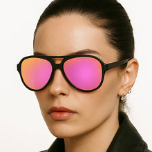 Load image into Gallery viewer, Poseidon Mirrored Pink Tangle-Free Aviators