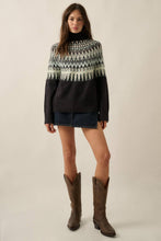 Load image into Gallery viewer, Fair Isle Mock-Neck Sweater