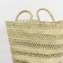 Load image into Gallery viewer, Handwoven Moroccan Basket Bag