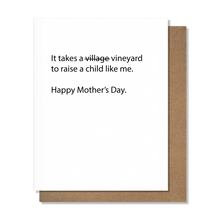 Load image into Gallery viewer, Takes A Vineyard - Mother's Day Card