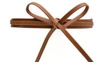 Load image into Gallery viewer, Skinny Wrap Belt - Cognac