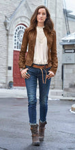 Load image into Gallery viewer, Skinny Wrap Belt - Cognac