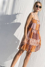 Load image into Gallery viewer, Patchwork Print Dress