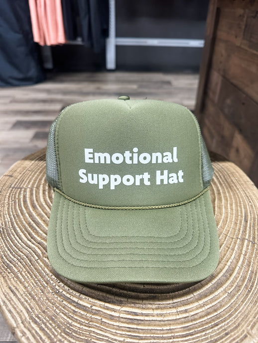 Emotional Support Hat: Olive Green