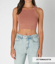 Load image into Gallery viewer, Chevron High Neck Crop