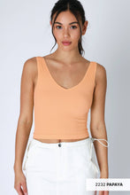 Load image into Gallery viewer, Reversible Ribbed Crop Top