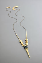 Load image into Gallery viewer, Geo glass pendant necklace