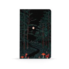 Load image into Gallery viewer, Moonrise Forest Layflat Journal Notebook: Lined / Medium