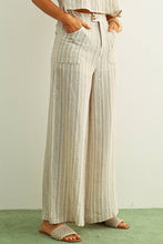 Load image into Gallery viewer, JACQUARD LINEN PANTS