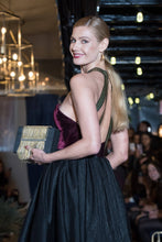 Load image into Gallery viewer, Black Gold Dreamy Clutch