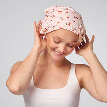 Load image into Gallery viewer, Satin-Lined Flexi Shower Cap