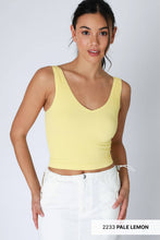 Load image into Gallery viewer, V-neck Ribbed Crop Top