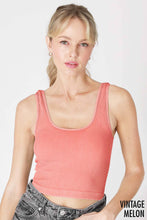 Load image into Gallery viewer, Reversible Ribbed Crop Top