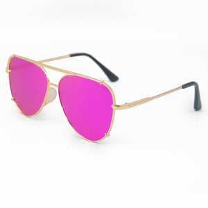 Cristina Tangle Free Mirror Pink Aviator