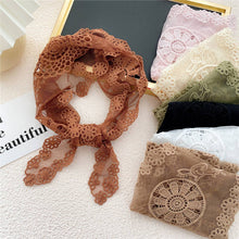 Load image into Gallery viewer, Lace Floral Neck &amp; Hair Wrap