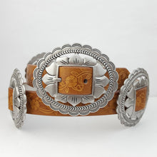 Load image into Gallery viewer, Floral Concho Belt