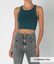 Load image into Gallery viewer, Chevron High Neck Crop