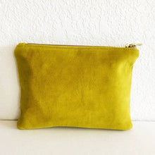 Load image into Gallery viewer, Chartreuse Nubuck Bolt Pouch
