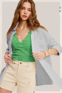 Breezy Button Down