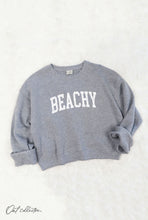 Load image into Gallery viewer, BEACHY Mid Cropped Sweatshirt