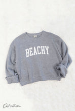 Load image into Gallery viewer, BEACHY Mid Cropped Sweatshirt