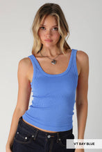 Load image into Gallery viewer, Vintage Reversible Ribbed Tank Top