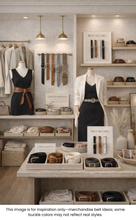 Load image into Gallery viewer, Skinny Wrap Belt - Cognac