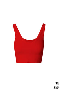 Reversible Herringbone Crop Top