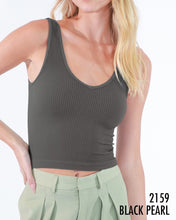 Load image into Gallery viewer, Reversible Ribbed Crop Top