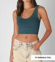 Load image into Gallery viewer, Reversible Herringbone Crop Top