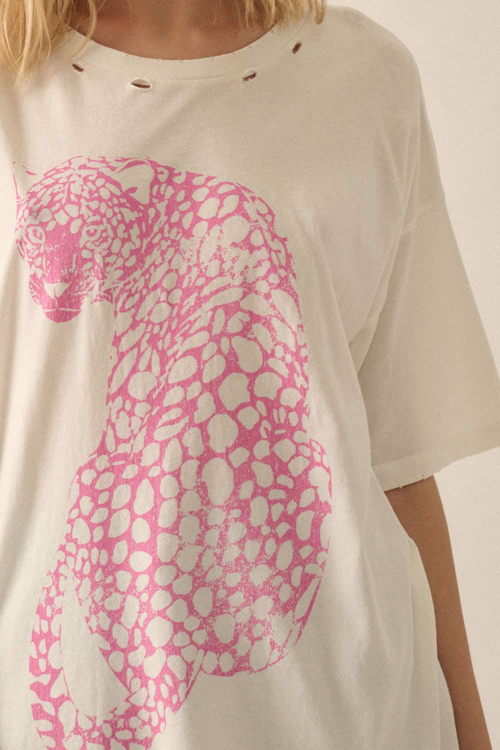 Pink Leopard Tee