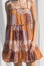 Load image into Gallery viewer, Patchwork Print Dress