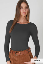 Load image into Gallery viewer, Clean Line Boat Neck LS Top